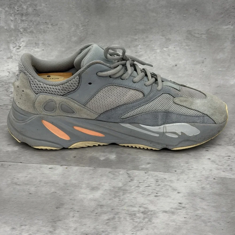 adidas Yeezy Boost 700 V1 Inertia EG7597 Mens Size 11 Blue-Grey 2019 Chunky sole